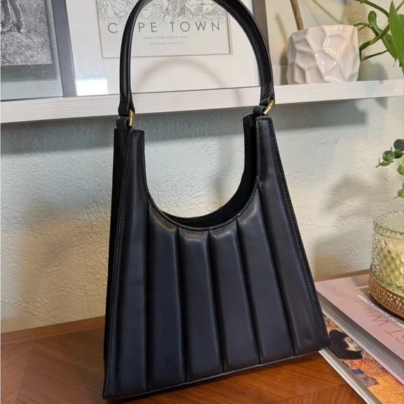 STAUD Black Shoulder Bag with Structured Design - Picture 2 of 5